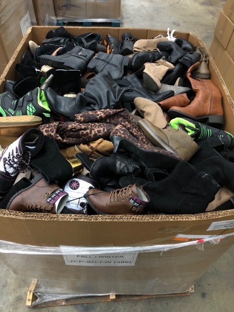 Fall winter liquidation shoe assorted pallet